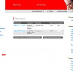 Интерфейс интернет-банка клиента Альфа-Банк Альфа-Клик. Список карт клиента. Интерфейс интернет-банка клиента Альфа-Банк